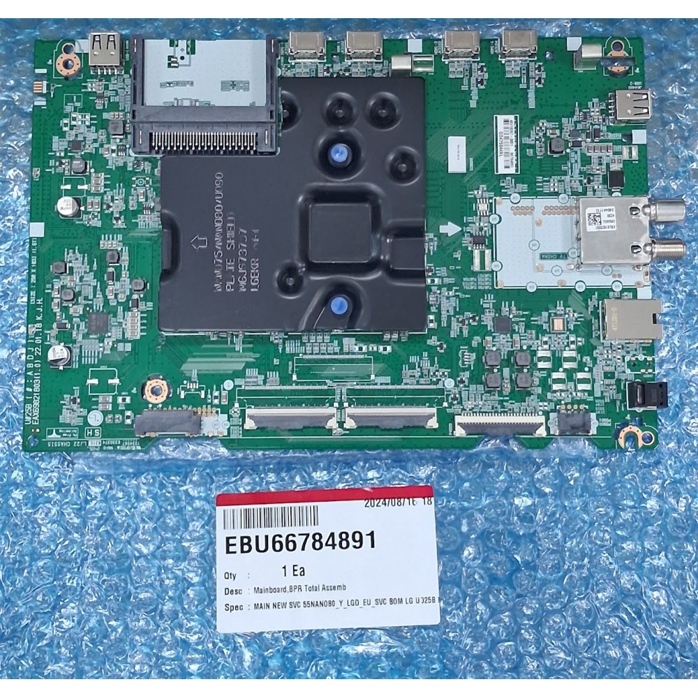 LG Mainboard,BPR Total Assembly,SVC EBU66784891
