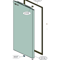 LG Door Foam Assembly,Refrigerator ADD30048621