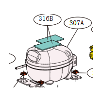 LG Compressor,Set Assembly TCA00279202