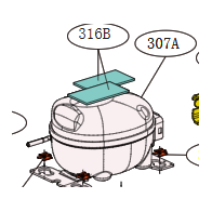 LG Compressor,Set Assembly TCA00279202