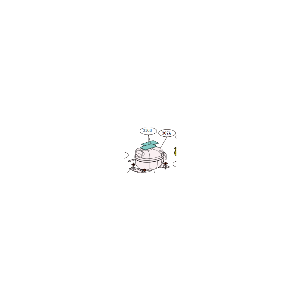 LG Compressor,Set Assembly TCA00279202