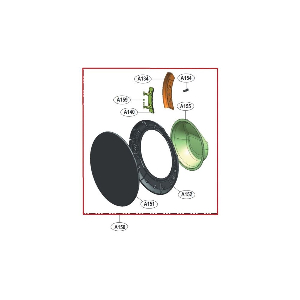 LG Door Assembly ADC76406435