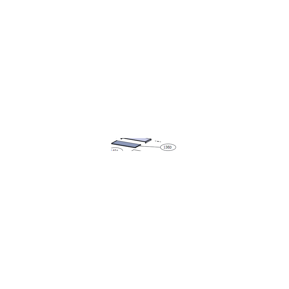 LG Shelf Assembly,Refrigerator AHT30134503