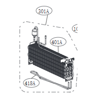 LG Evaporator Assembly ADL74121204