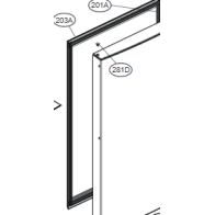 LG Gasket Assembly,Door ADX73591405