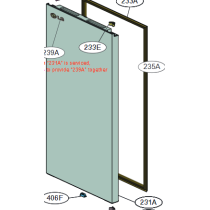 LG Door Foam Assembly,Refrigerator ADD30048603