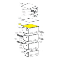 LG Shelf Assembly,Refrigerator AHT74973933
