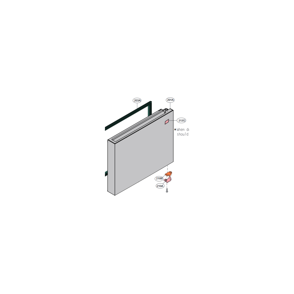 LG Door Foam Assembly,Freezer ADD30050503