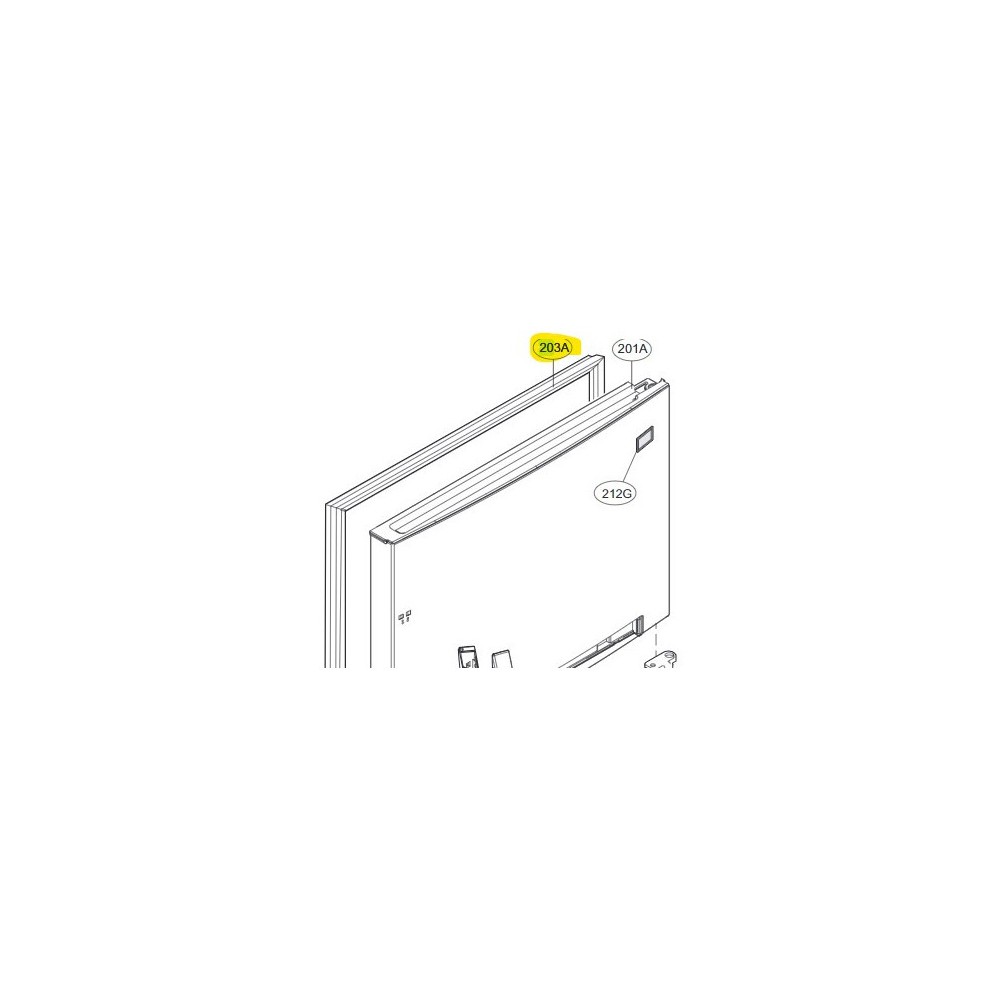 LG Gasket Assembly,Door ADX75731345