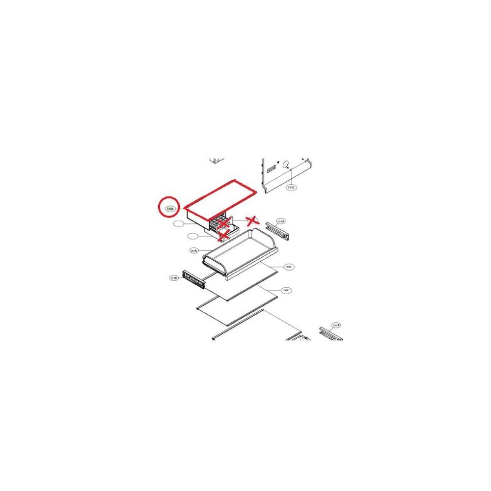 LG Shelf Assembly,Freezer AHT75337602