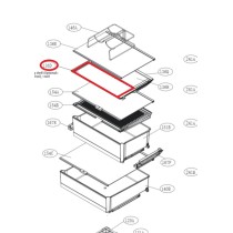 LG Shelf Assembly,Refrigerator AHT74914110