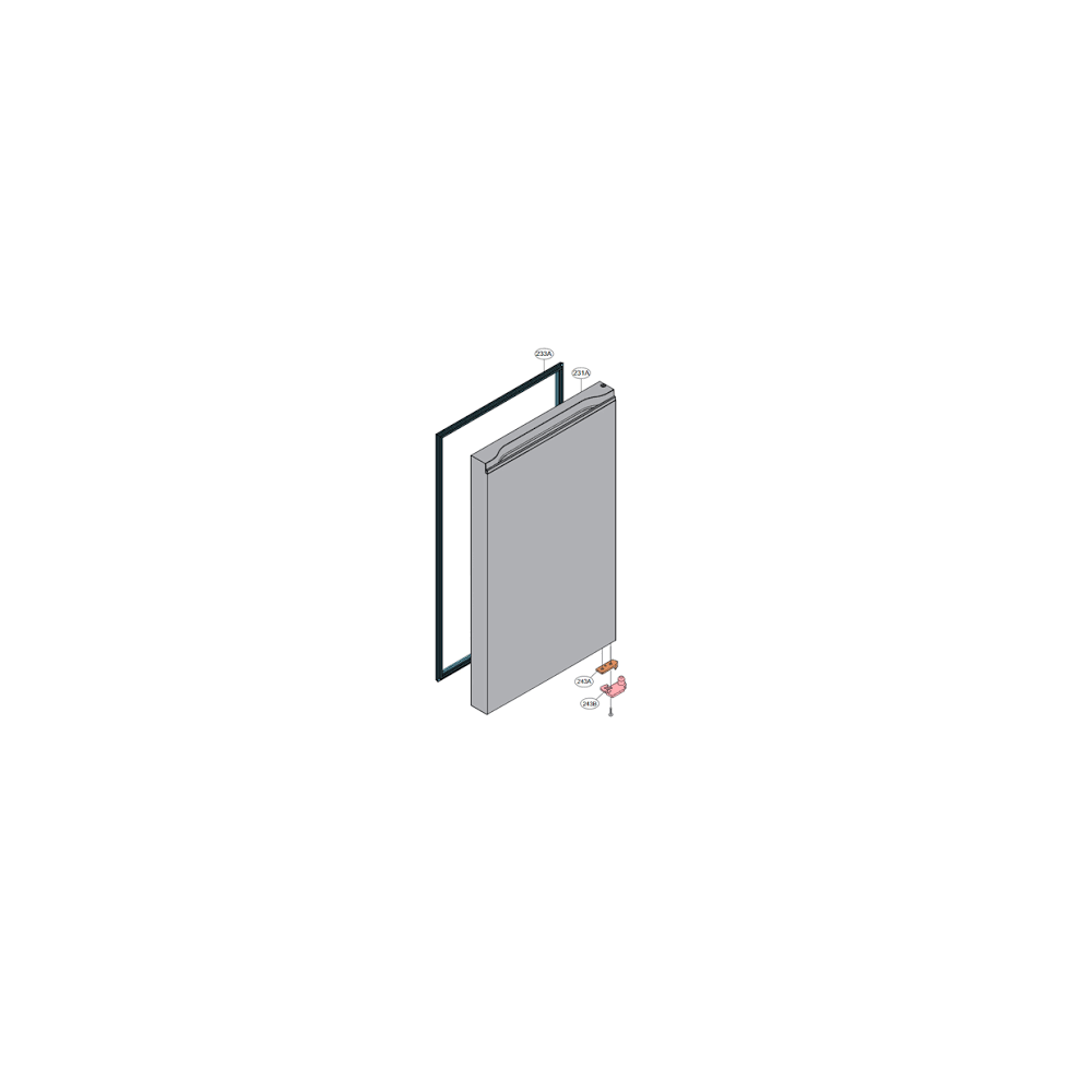 LG Door Foam Assembly,Refrigerator ADD76426103