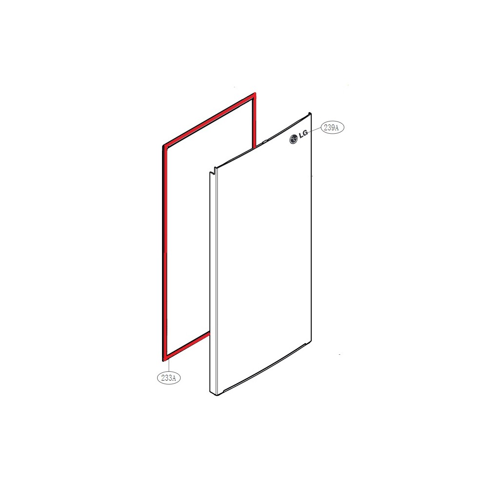 LG Gasket Assembly,Door ADX73591431