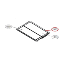 LG Shelf Assembly,Refrigerator AHT74914015