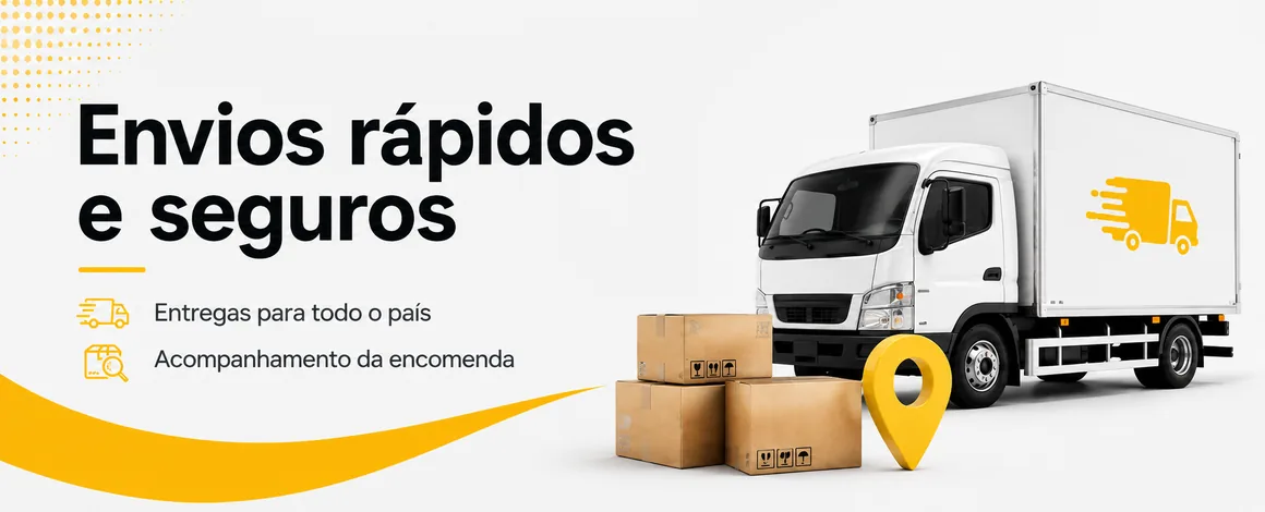 Envios rápidos e seguros